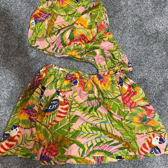 FARM Rio Colorful One-Shoulder Mini Dress - Picture 3 of 8